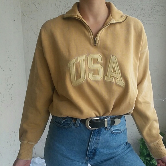 vintage USA zip sweater - Picture 2 of 2